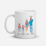 Familie - gepersonaliseerde mok