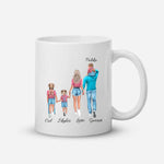 Familie - gepersonaliseerde mok