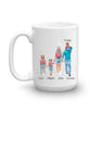 Familie - gepersonaliseerde mok