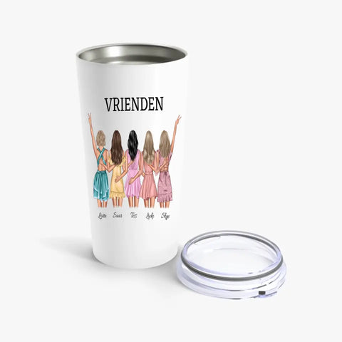 5 Beste Vrienden - Gepersonaliseerde Tumbler